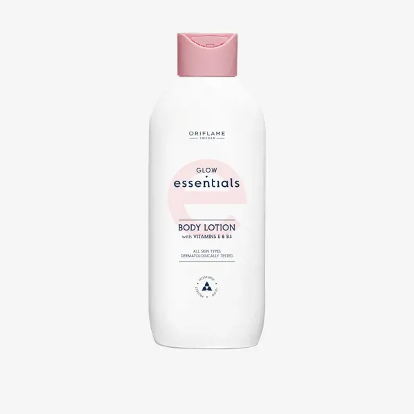 Glow Essentials Body Lotion with Vitamins E & B3