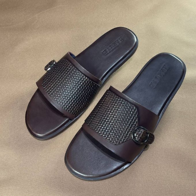 Italian Leather Slippers (Men)