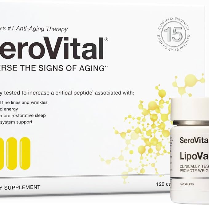 SeroVital Maximum Strength Beauty Dietary Supplement 45-Day Premium Pack 180 Cap