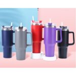 Stanley Cup Eith Flip Straw Stainless Steel Mug