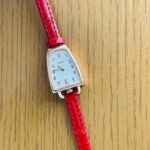 Female Hermes leather watch