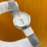 Sliver Movado net chain