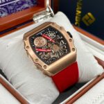 Red Hanboro strap watch