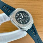 Bell and ross rubber strap watch with warrant card