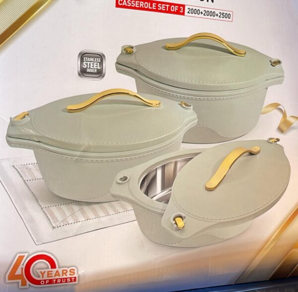 Casserole set of  3