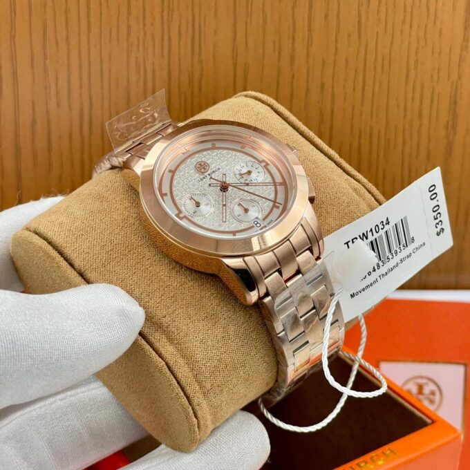 Rose Gold Tory Burch female watch