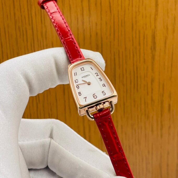 Hermes leather watch