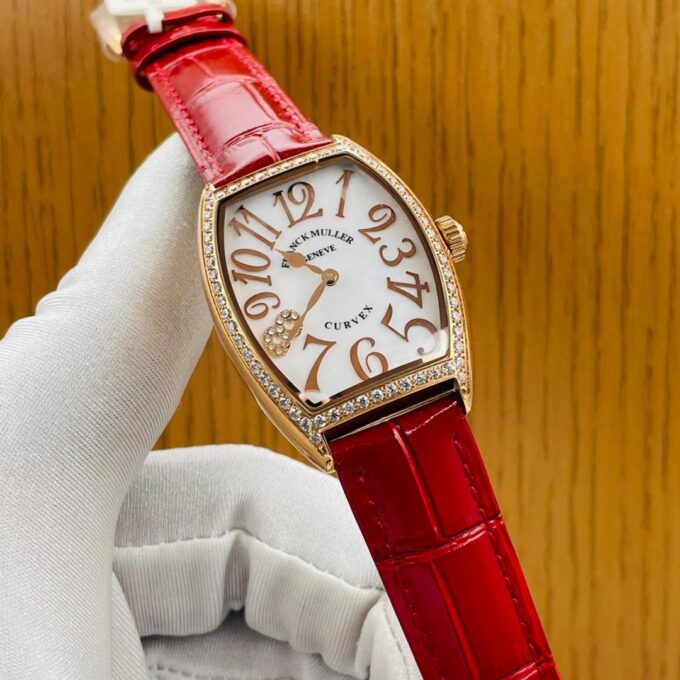 Female Frank Muller leather stone