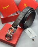 Male Ferragamo Belt with full box and warrant card