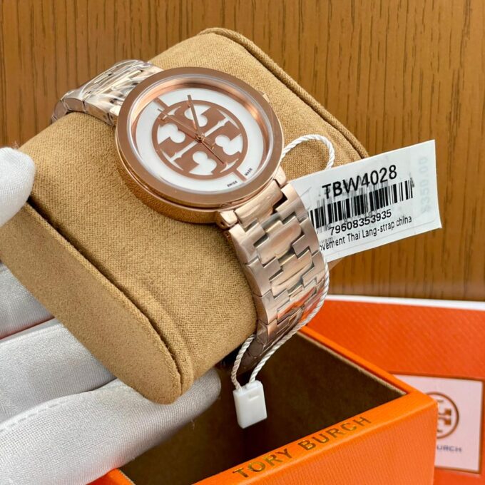 Gold Tory Burch female watch