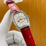 Female Frank Muller leather stone with case