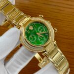 Female gold Versace watch