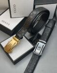 Male Gucci Belt with full box and warrant card