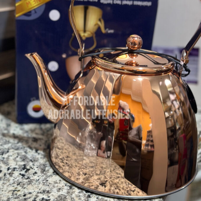 Vicalina Premium Quality Golden Kettle (3 Liters)