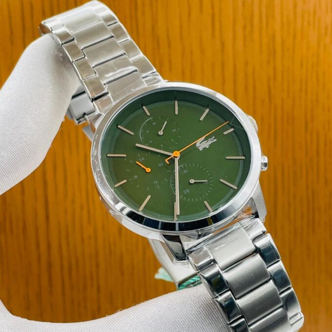 Lacoste chain watch with warrant card