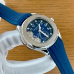 Patek rubber strap watch with warrant card