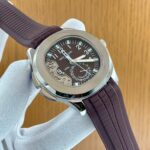 Patek rubber strap watch with warrant card