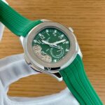 Patek rubber strap watch with warrant card