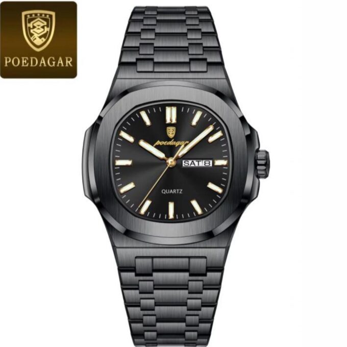 Poedagar watch with case