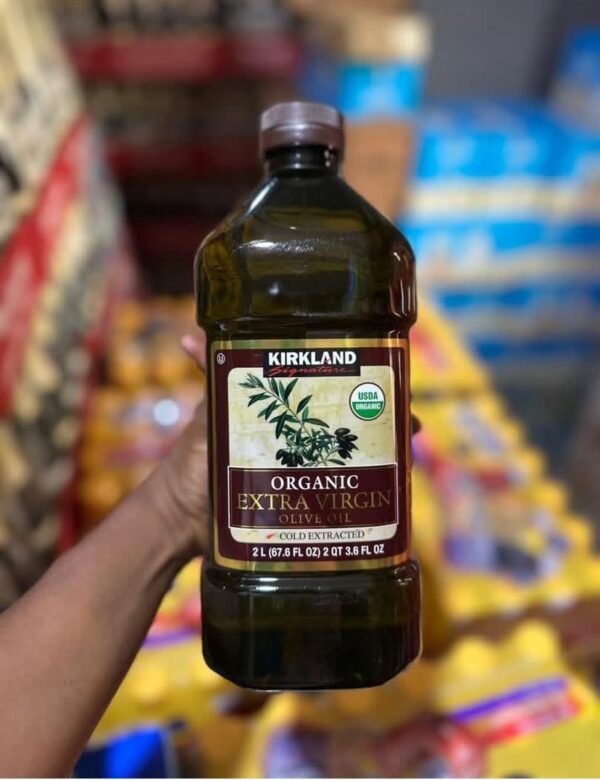 Kirkland Signature Organic Extra Virgin Olive Oil COLD PRESSED