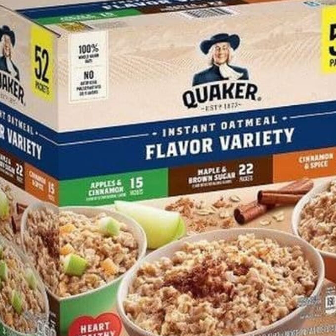 Quaker Instant Oatmeal Variety Pack 1.51 oz. 52 pk