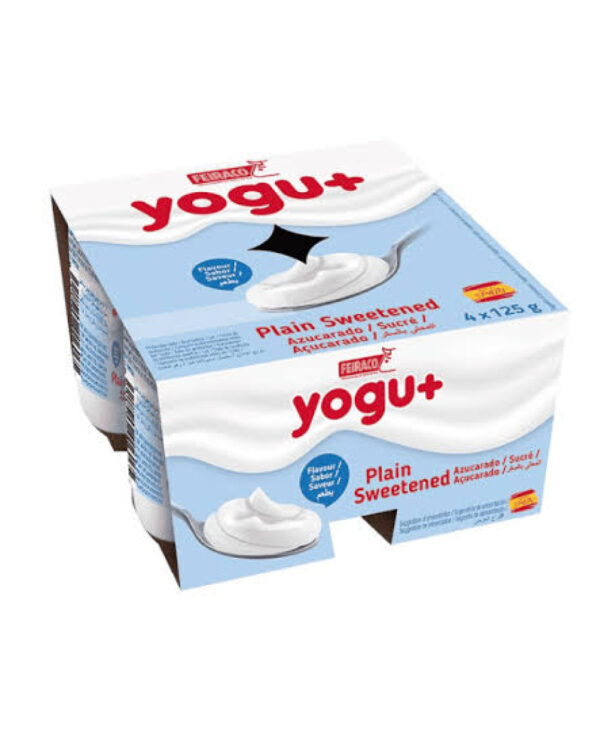 Feiraco Yogu Plain Sweetened 4 in a pack