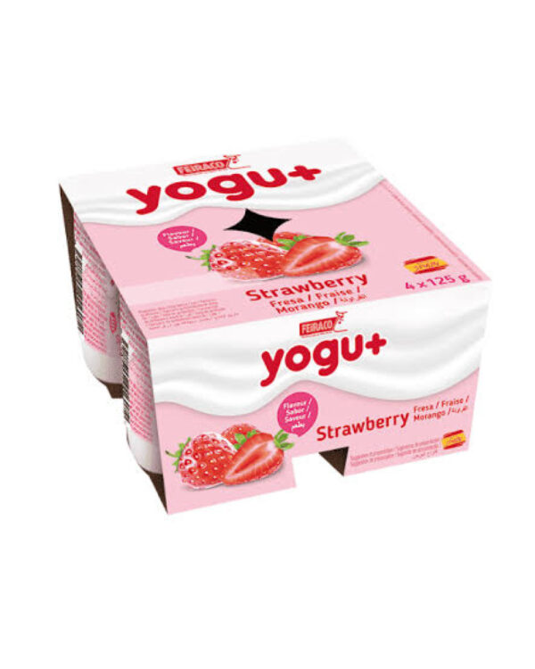 Feiraco Yogu Strawberry 4 in one pack