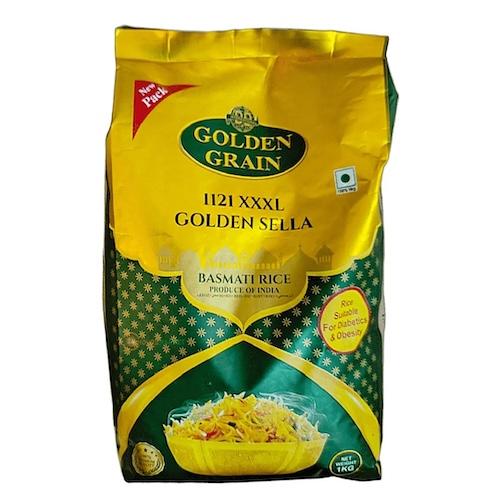 Golden Grain 1121 XXXL Golden Sella Basmati Rice 1 kg
