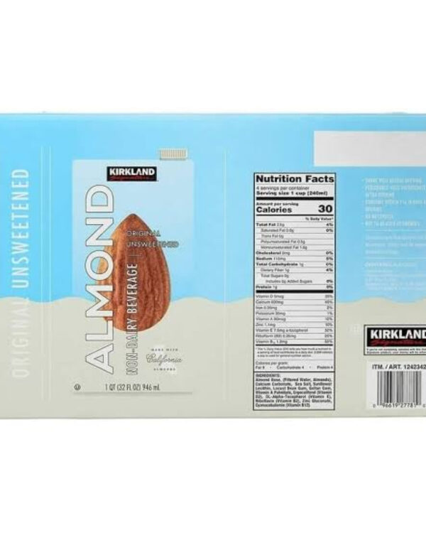 Kirkland Almond Original Unsweetened