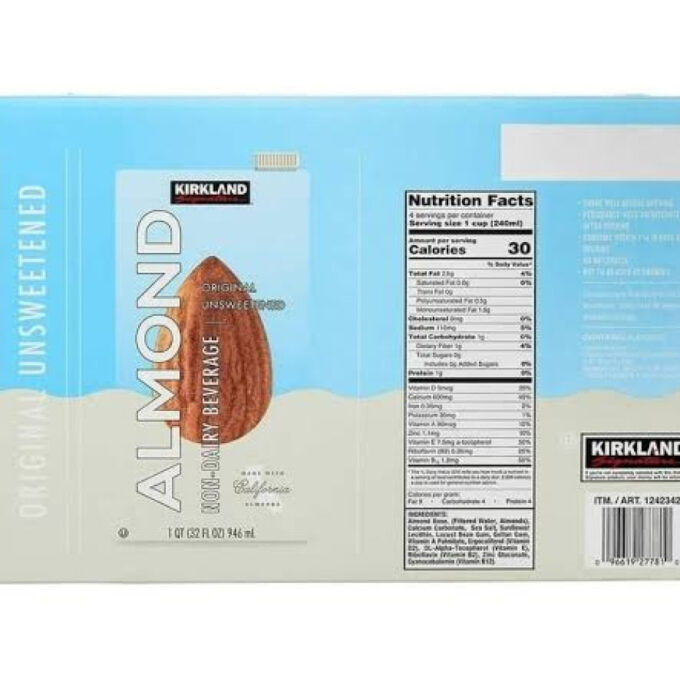 Kirkland Almond Original Unsweetened