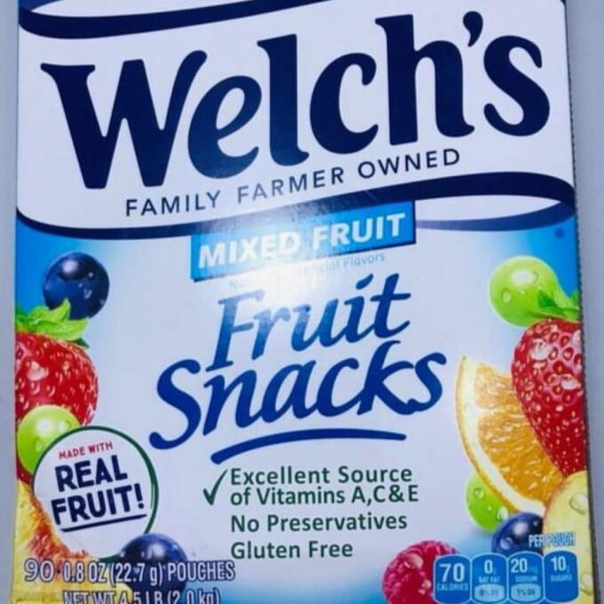 Welch Snacks (half Ctn 45 Pieces)