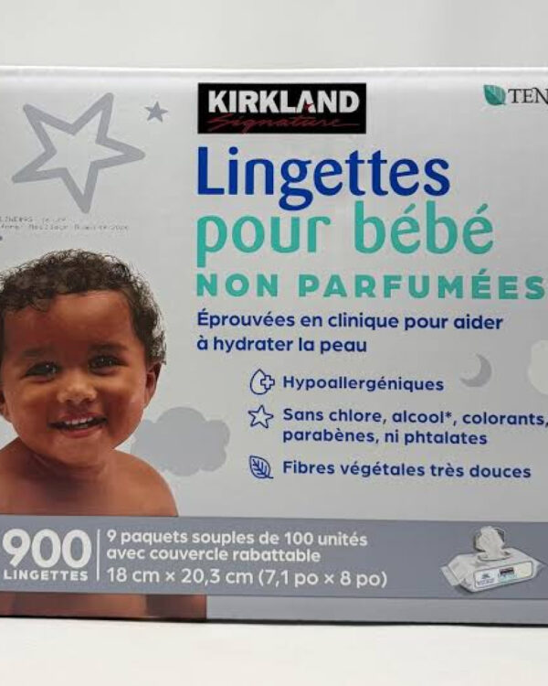 Kirkland Signature Baby Wipes 900 Ct