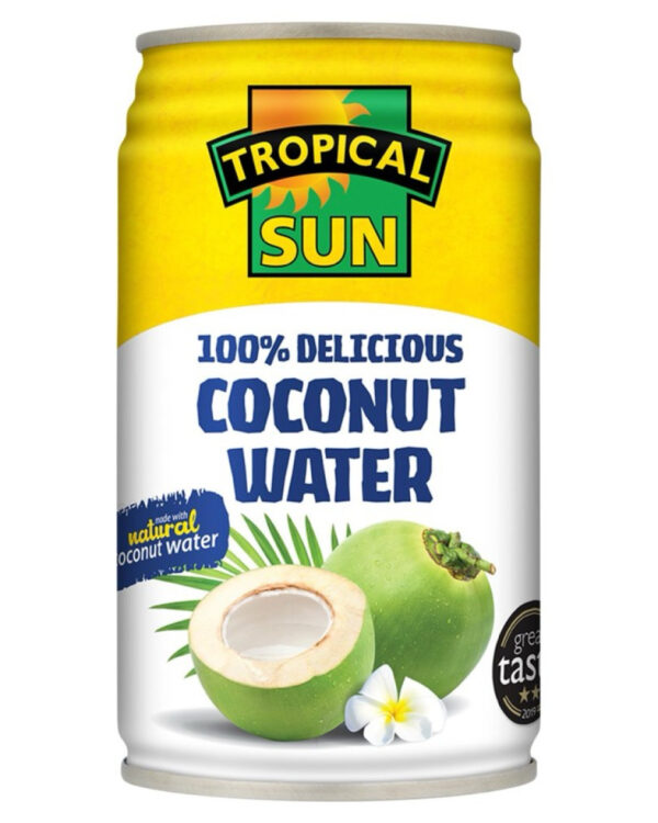 Tropical Sun 100% Delicious Coconut Water 330ml By 12