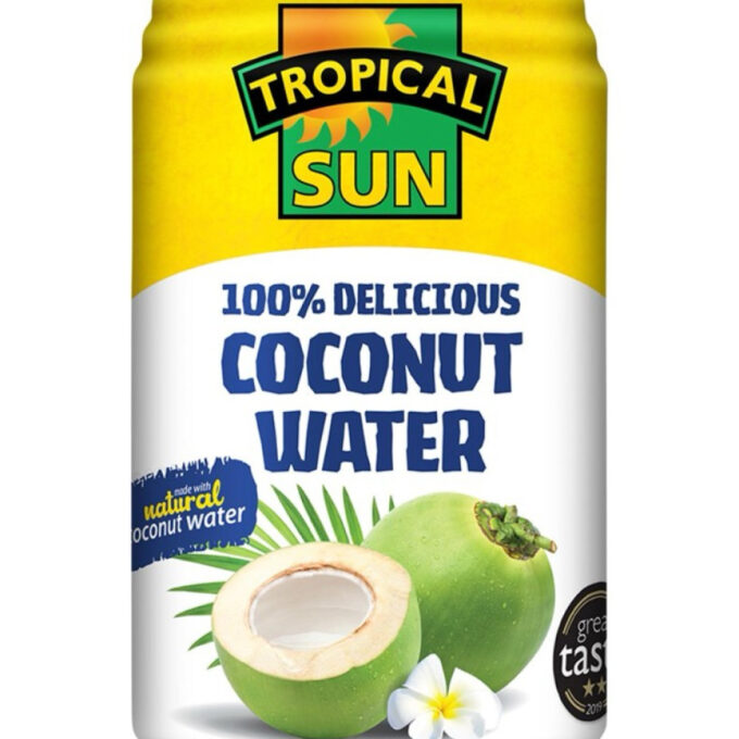 Tropical Sun 100% Delicious Coconut Water 330ml By 12