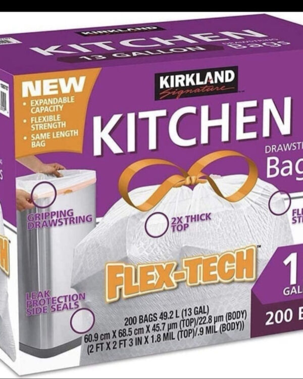 Kirkland Kitchen Drawstring Bags