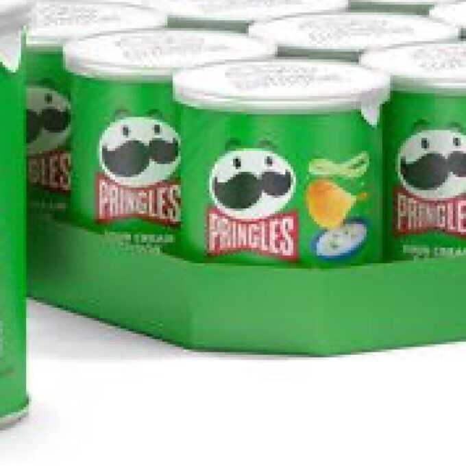 Pringles Sour Cream Onion By 12