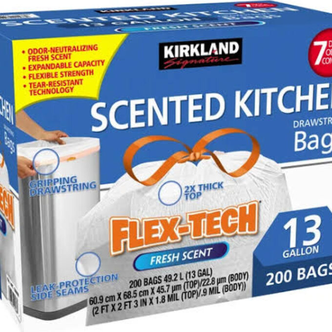 Kirkland Scented Kitchen Drawstring Bags
