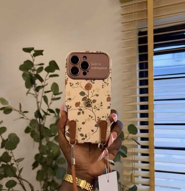 Raised bump flower patterned case