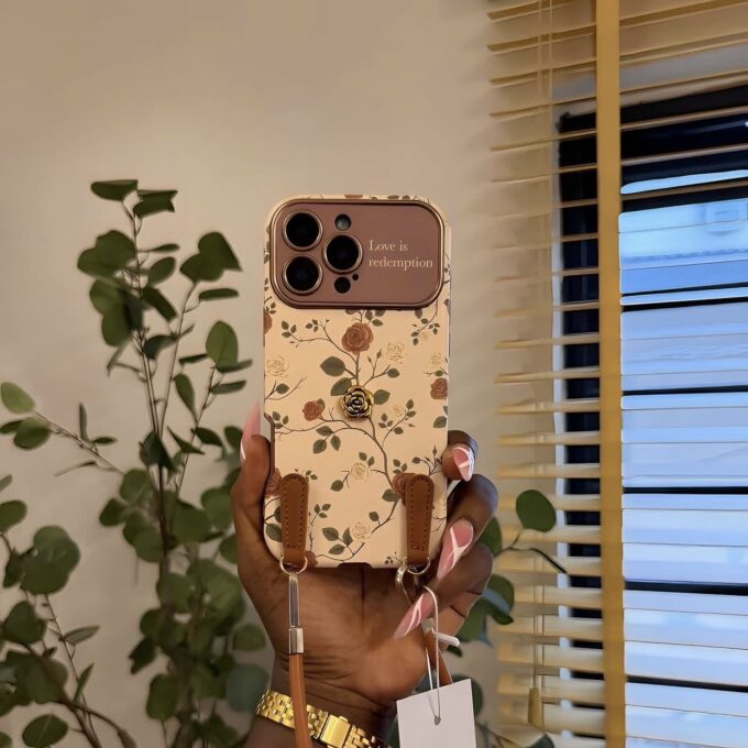 Raised bump flower patterned case
