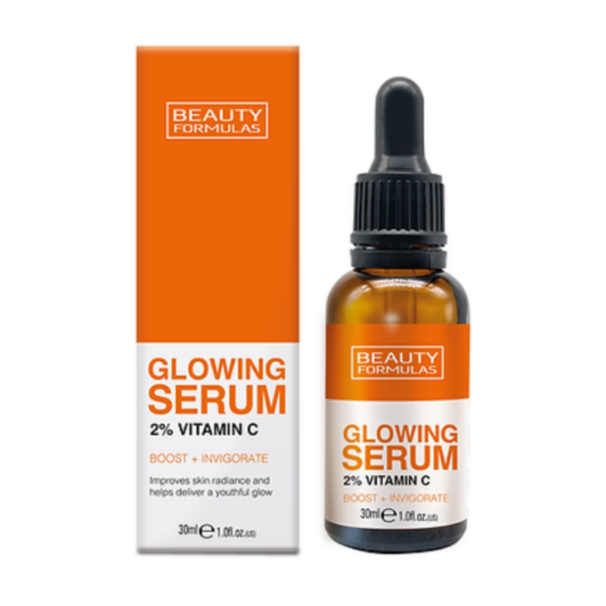 Beauty Formulas Glowing Serum. 1.01 FL. OZ. ( 30 mL )