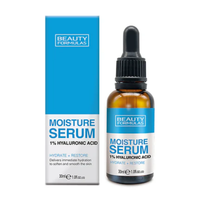 Beauty Formulas Moisture Serum. 1.01 FL. OZ. ( 30 mL )