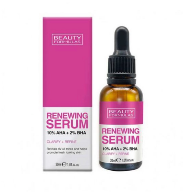 Beauty Formulas Renewing Serum. 1.01 FL. OZ. ( 30 mL )