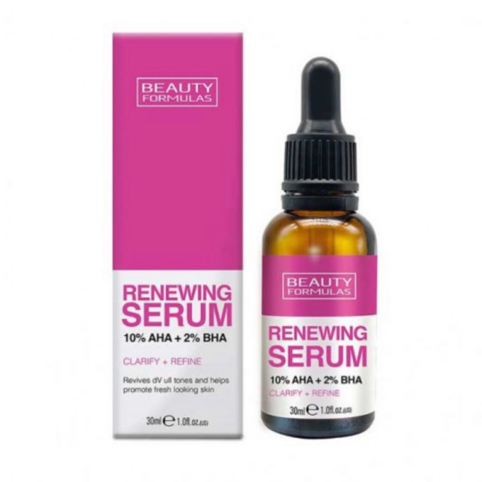 Beauty Formulas Renewing Serum. 1.01 FL. OZ. ( 30 mL )