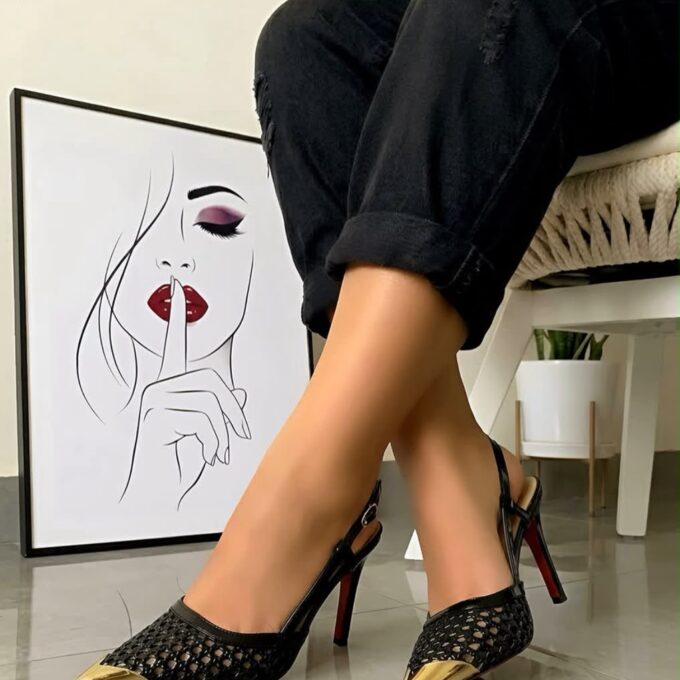 Christian Louboutin in black color